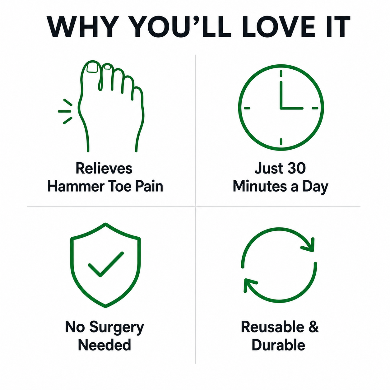Solvi Toe Straightener - Hammer Toe Relief